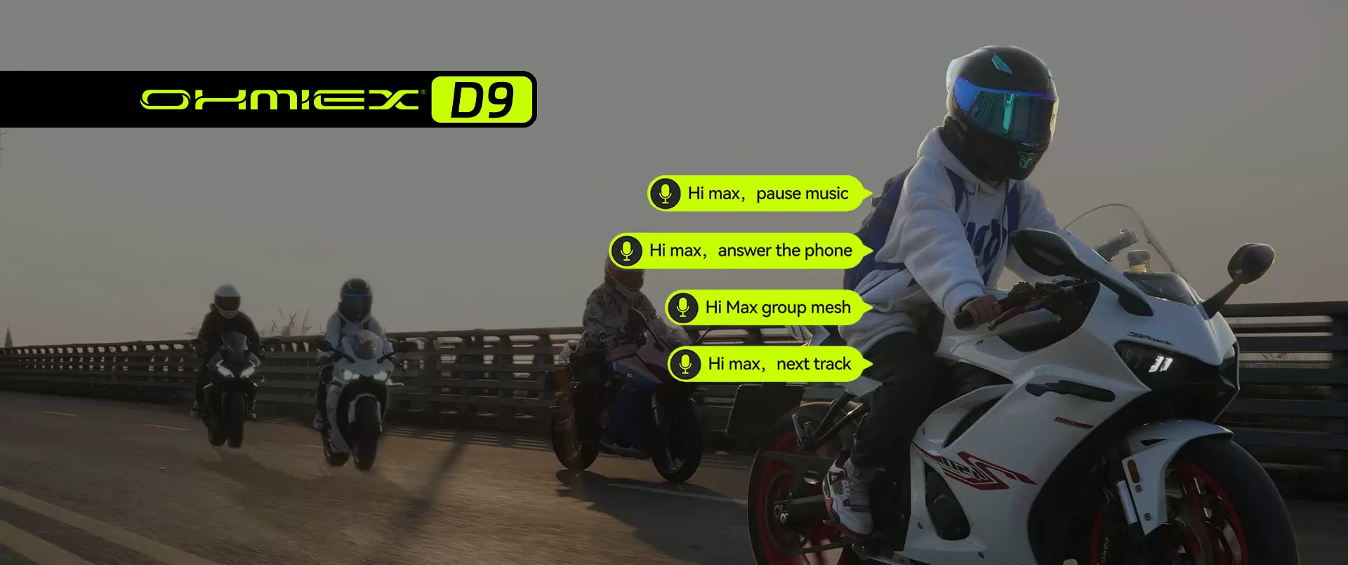 스마트 헬멧 블루투스 헤드셋